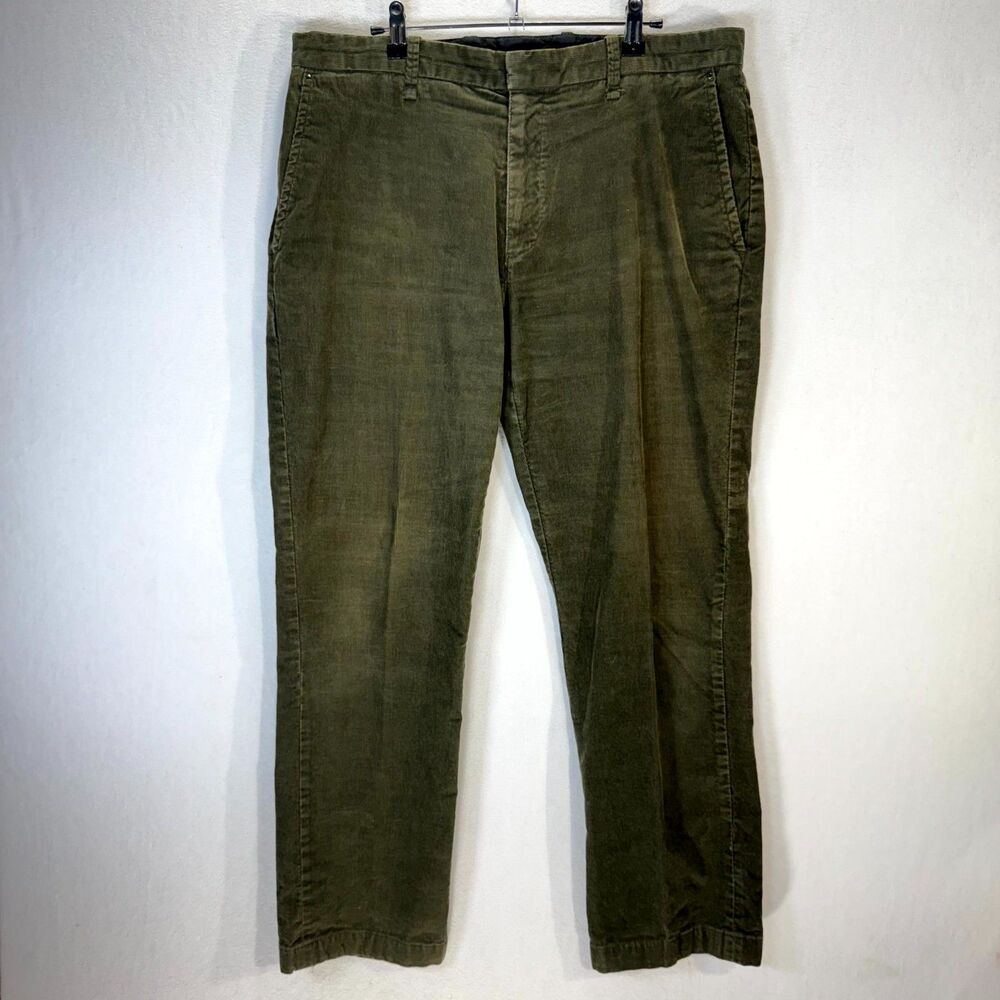 Victorinox Dark Green‎ Corduroy Pants Mens Size 36 x 28